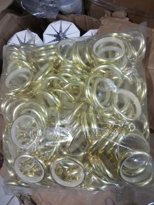 All Colours Metallic Drapery Rings Available
