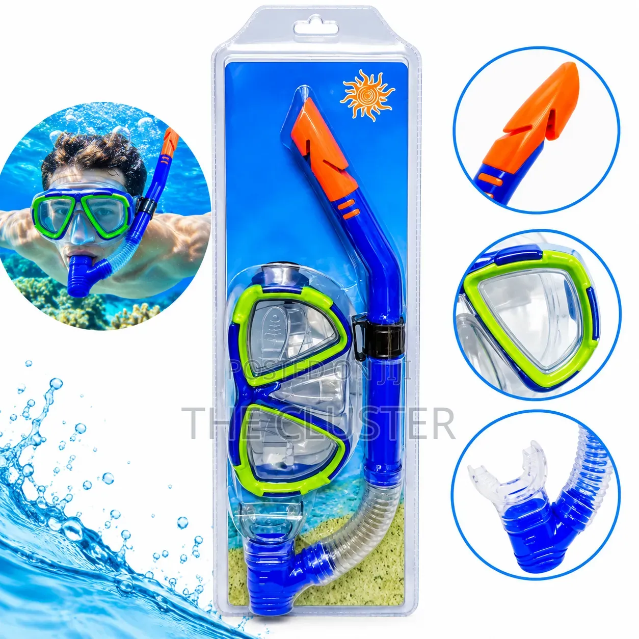 swimming Snorkel and Googles
