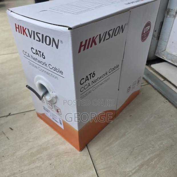Hikvision Indoor CAT6 Cable for CCTV Networking