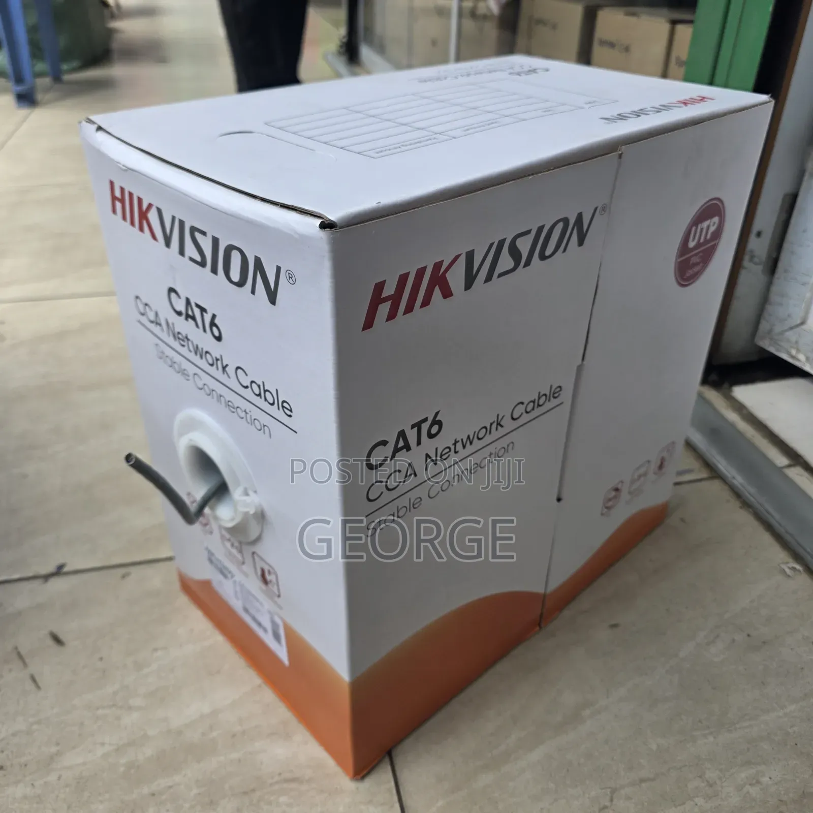 High-Quality Hikvision CAT6 Indoor Cable Suitable for CCTV Networking