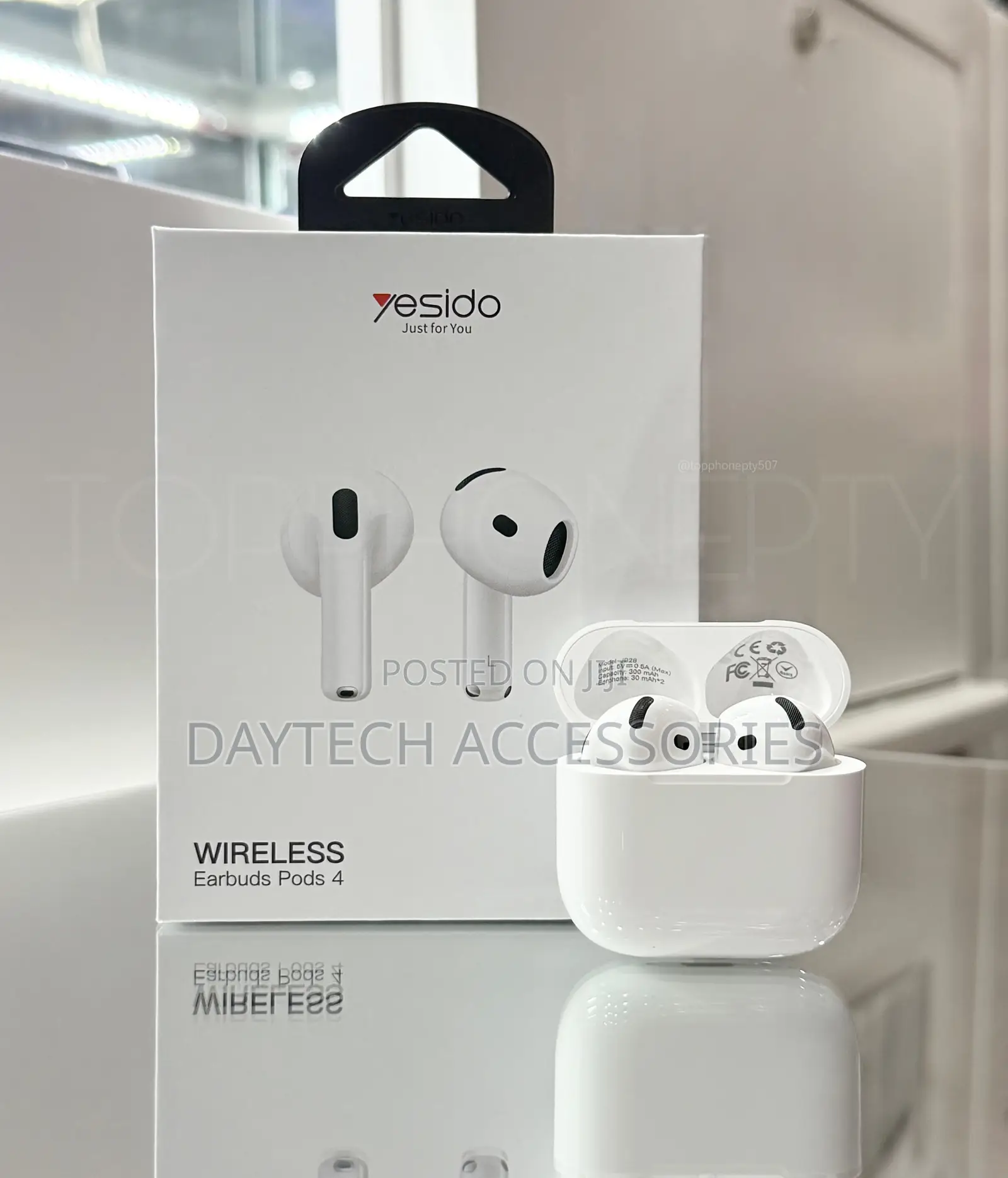 The JB28 Yesido Wireless Earbuds Pods4