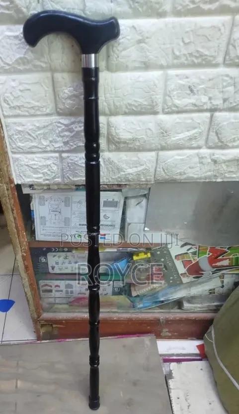 Black Wooden Walking Stick