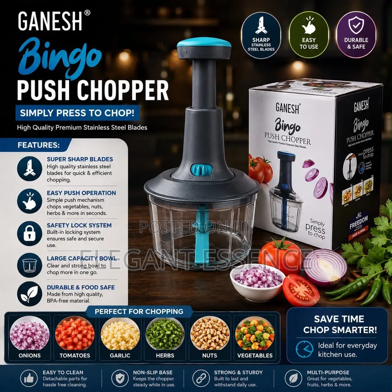 Ganesh Bingo Push Chopper