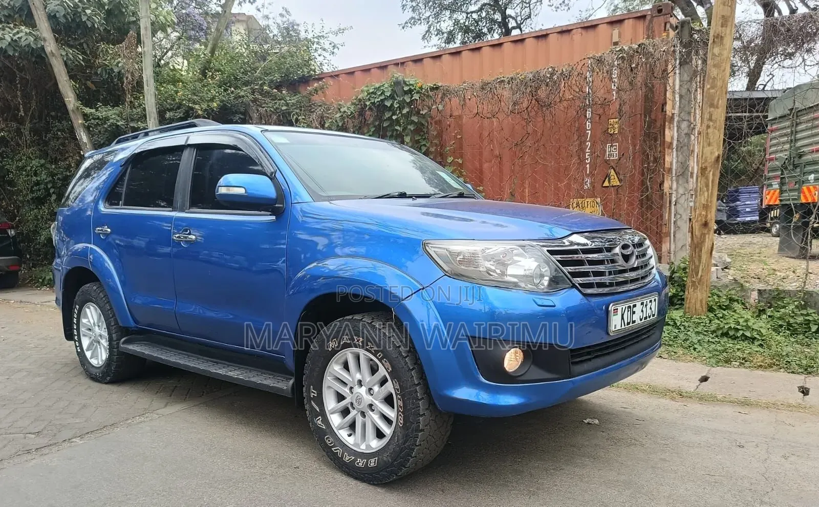 Toyota Fortuner 3.0 D RWD 2012 Blue