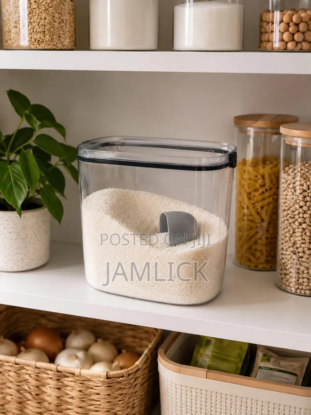 10kg Acrylic Storage Container - Rb