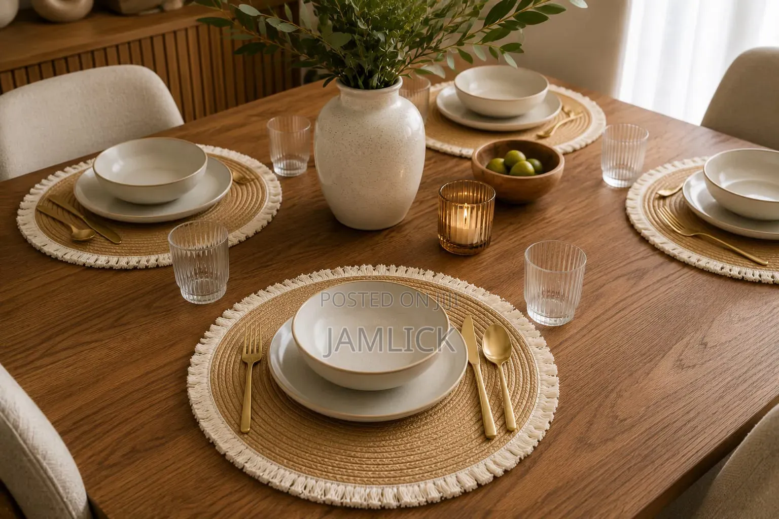 6pcs Woven Table Mats - Rb