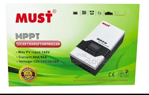 Must MPPT Solar Charge Controller 80a 60a 12v/24v/36v/48v Max Pv 145v