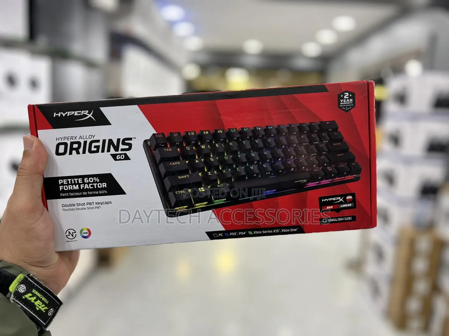 HyperX Alloy Origins 60 Mechanical Gaming Keyboard (Red Switch Linear)