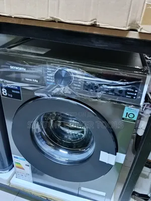Skyworth 8kg Fully Automatic Front-Load Washing Machine,