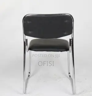 Office Chair; Chrome Stackable Office Chair