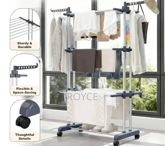 4-Tier Foldable Clothes Drying Rack