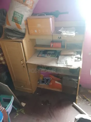 Study Desk Storage Cabinet – Wooden Office/School Desk