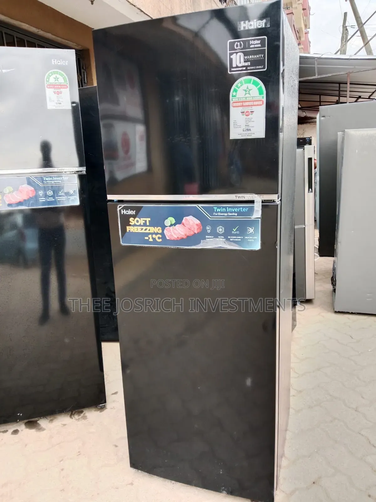 Haier 283 Litres Double Door Refrigerator No Frost With Twin Inverter