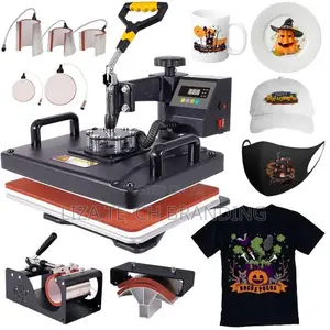 Heat Press Transfer Combo Sublimation Machine 8 in 1