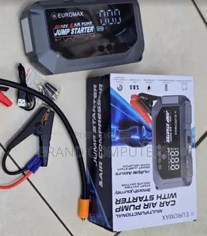 Emergency EUROMAX 12V Multifunctional Car Air Pump With Jump Starter