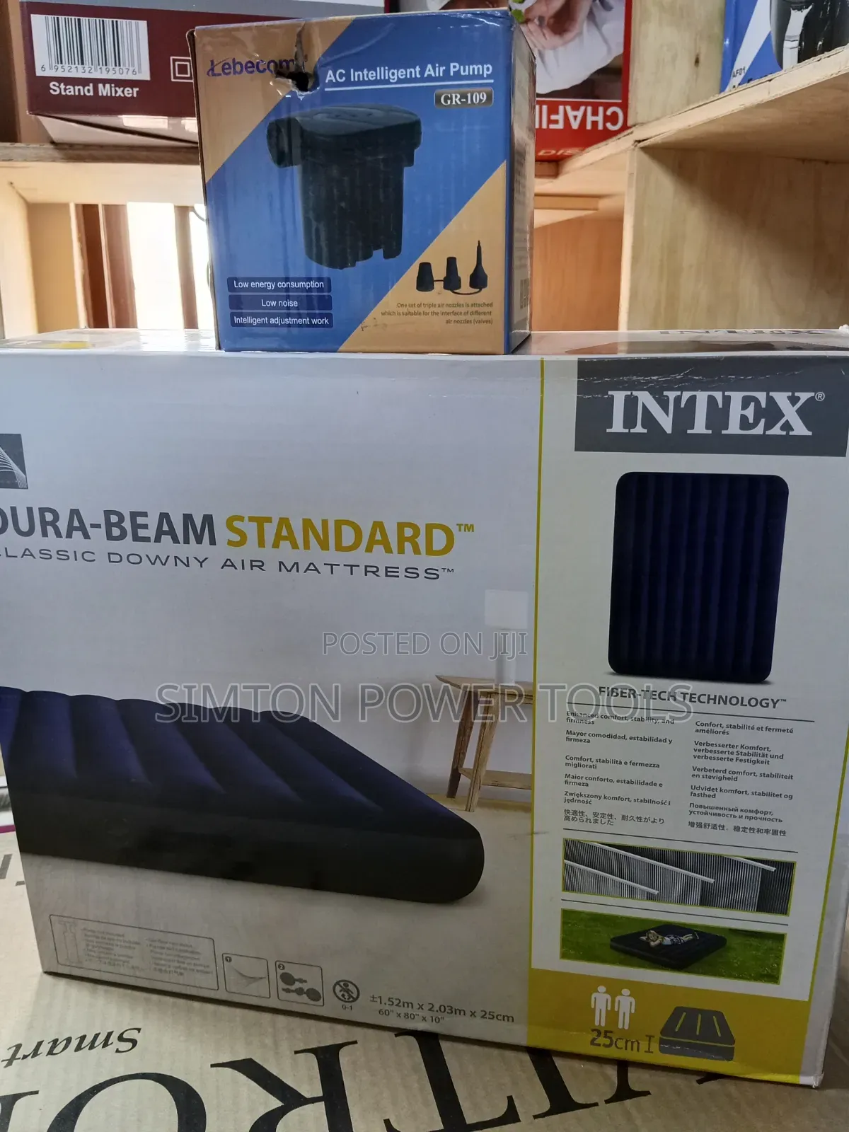 Intex Dura-Beam Standard Classic Downy Air Mattress.