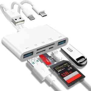 5 in 1 USB C Card Reader Otg Multi Slot Sd Tf Cf Ms Xd Memory Stick Ad
