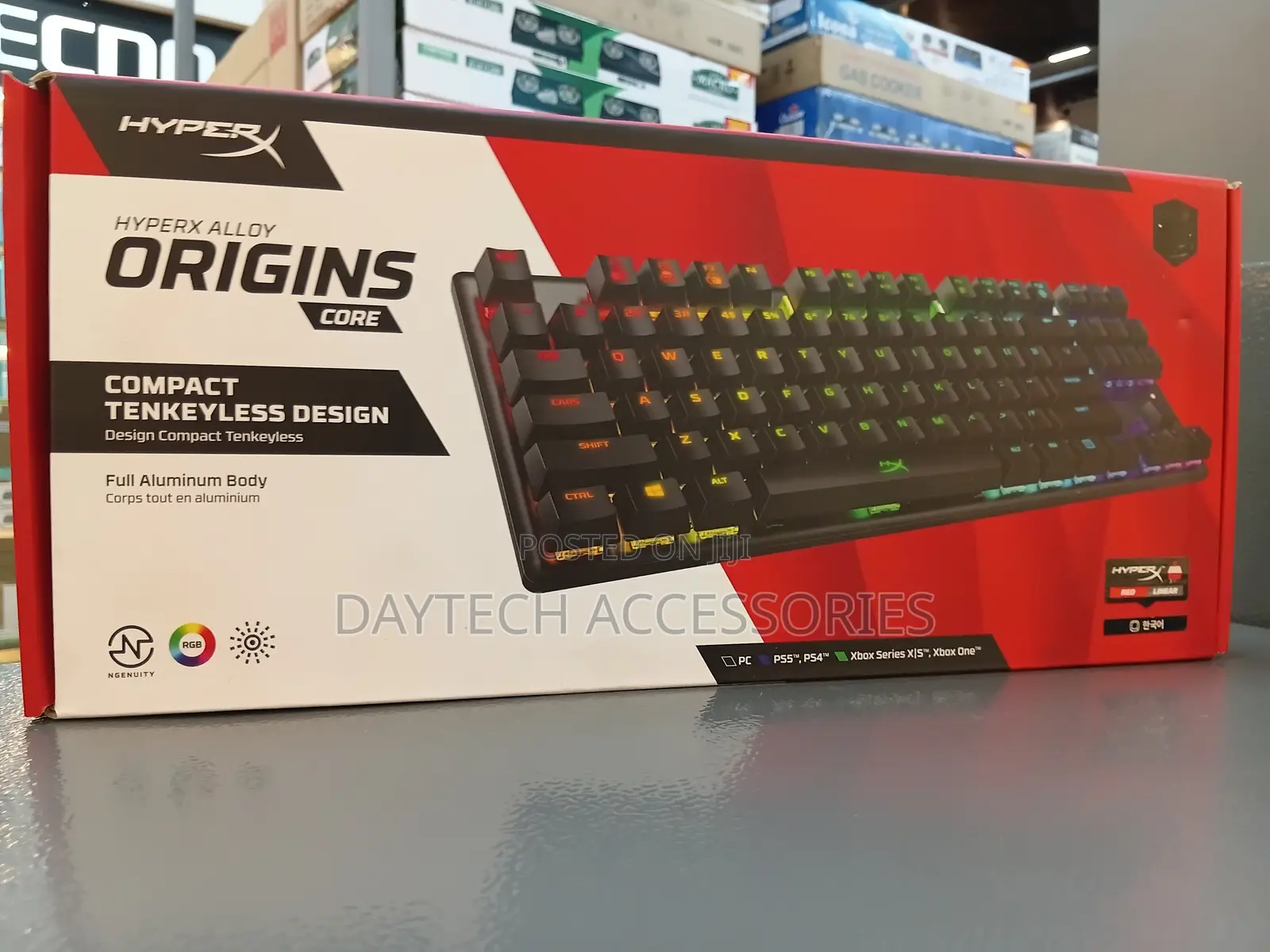 HyperX Alloy Origins Core Compact Tenkeyless Keyboard Aqua Tactile
