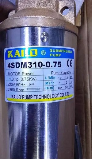 1 HP Submersible Water Pump