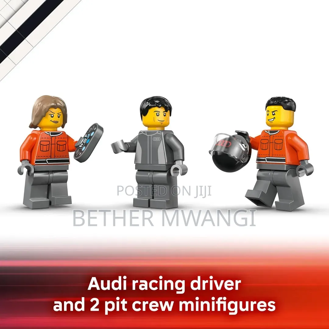 City F1 Display Truck With Audi F1 Race Car in Kenya