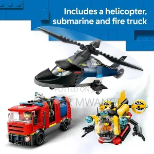 City Helicopter, Fire Truck Submarine Remix