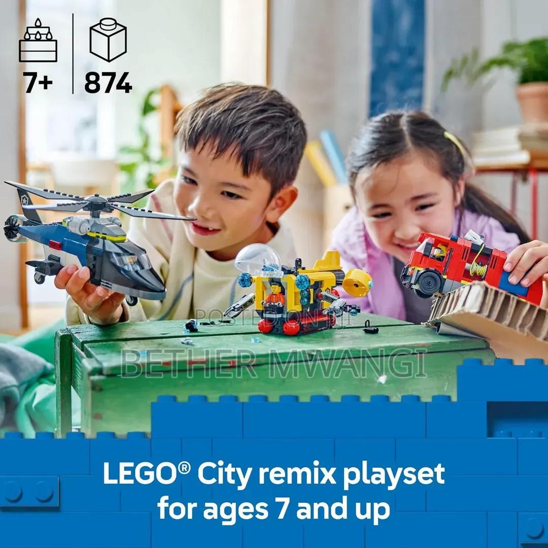 City Helicopter, Fire Truck Submarine Remix