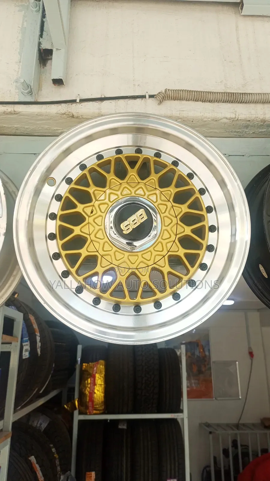 14 Inch BBS Yellow Rims 4x100 4x114.3 Kenya