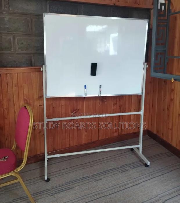 Mobile Dry Erase Whiteboard 1.2m × 0.9m –Built for Teaching Meetings