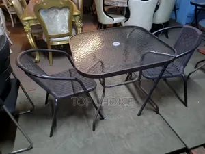 Outdoor Furniture, Rattan Square Table With Chairs