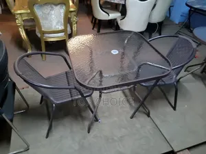 Outdoor Furniture, Rattan Square Table With Chairs
