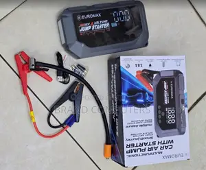 EUROMAX 12V Multifunctional Car Air Pump With Jump Starter High Power
