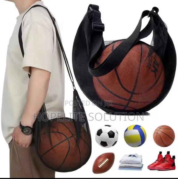 Basketball/Football Storage Bag, Mesh Sports Ball Bag,