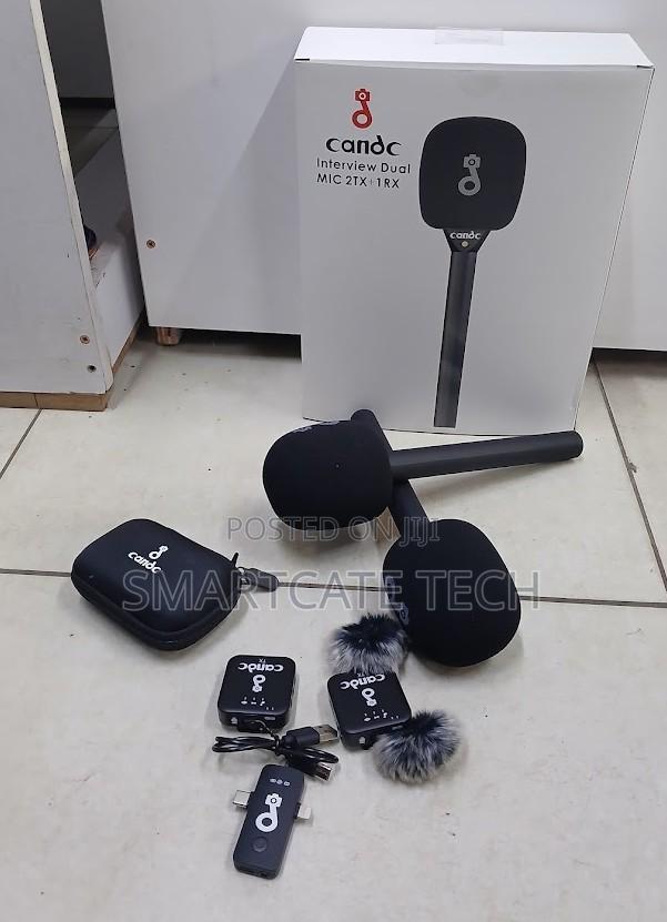 CANDC Professional Wireless Interview Mic – 2 Mics + 1 Receiver