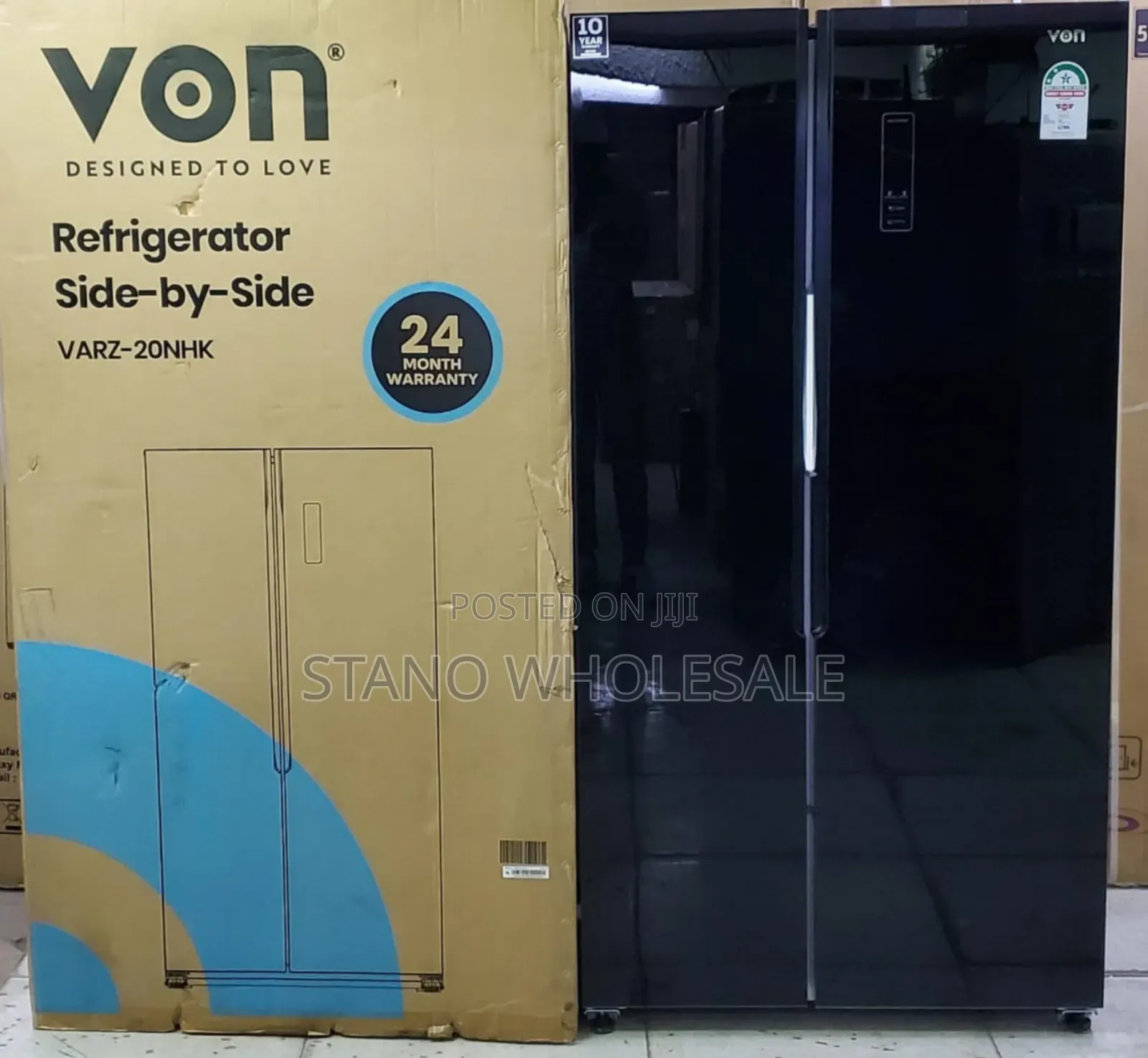 Von Side by Side Fridge