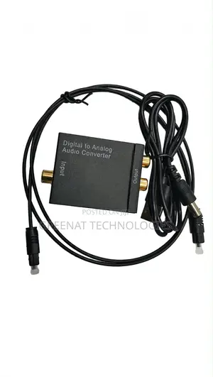 Digital to Analog Audio Converter Optical Toslink Coaxial to RCA+3.5mm