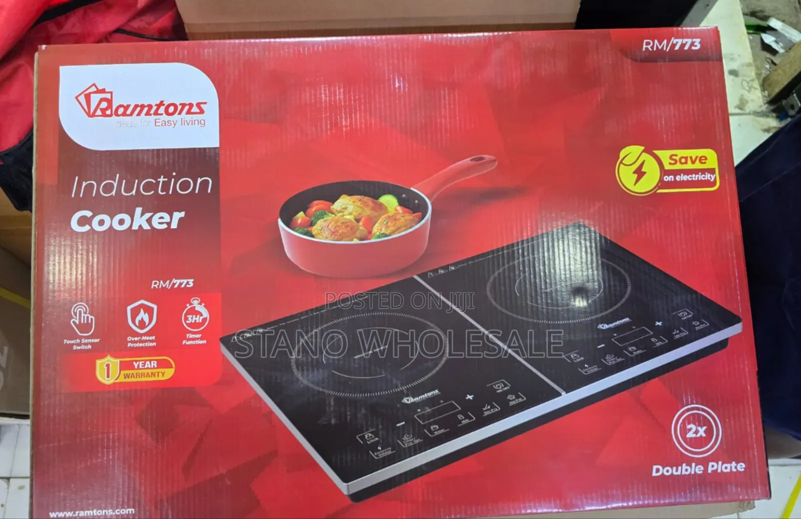 Ramtons Double Induction Cooker