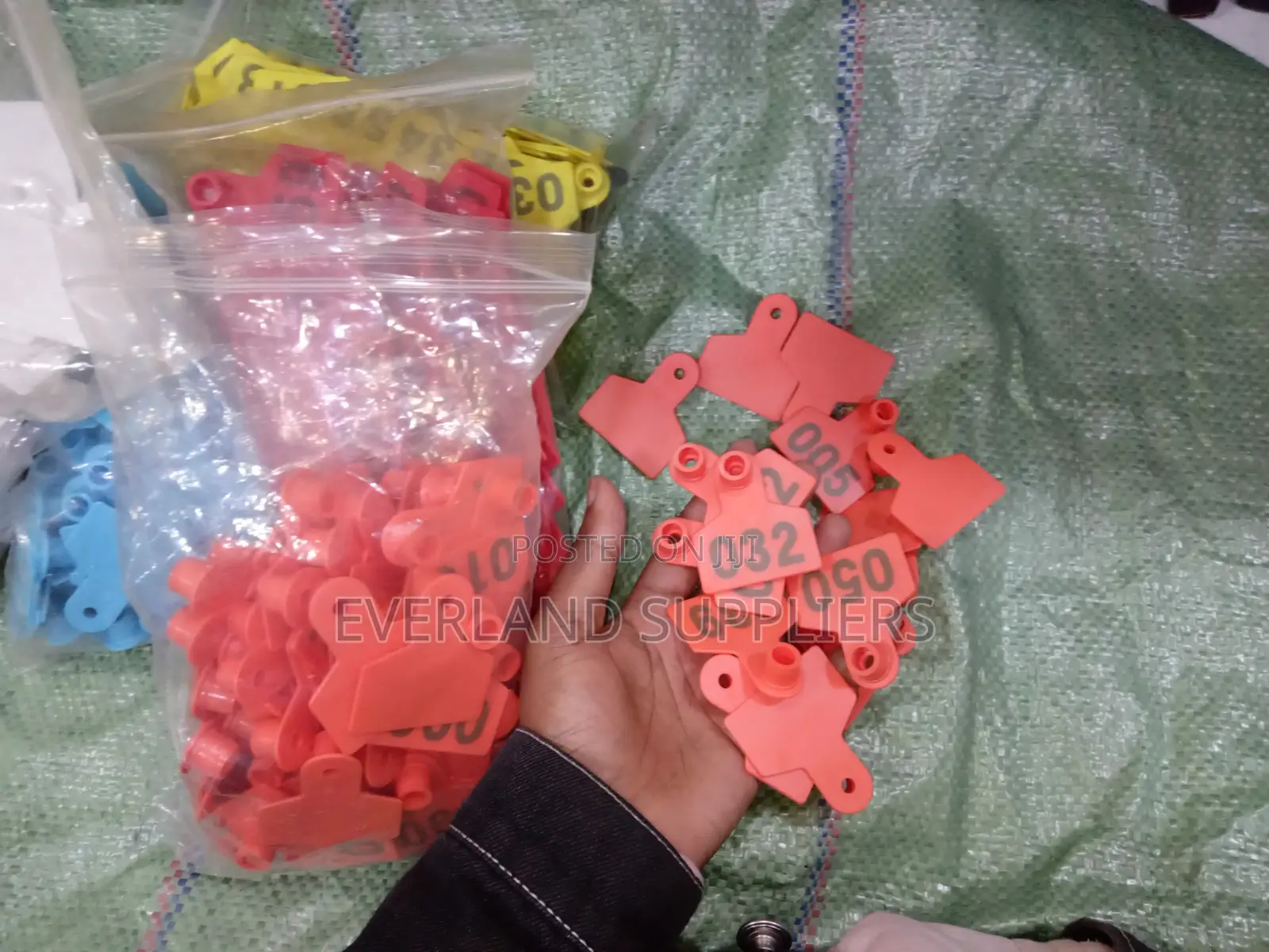 Ear Tags - Ready for Daily Farm (100 Pcs)