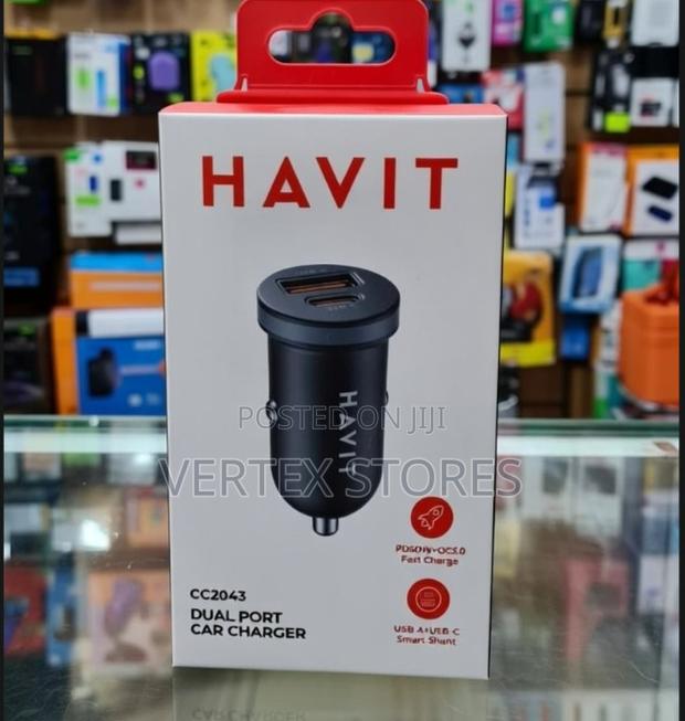 Havit Dual Port Car Charger-Cc2043