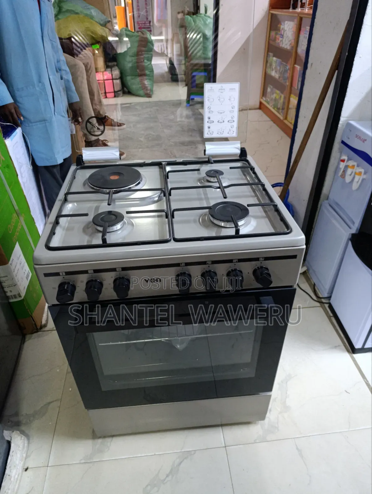 Von Cooker 4burner With Gas Sensor