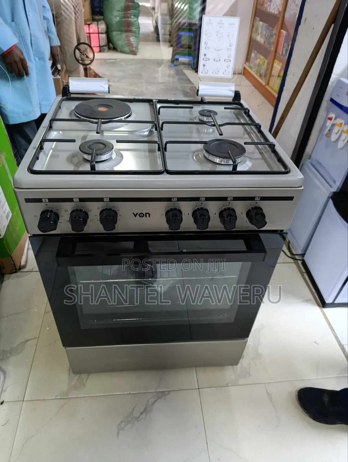 Von Cooker 4burner With Gas Sensor