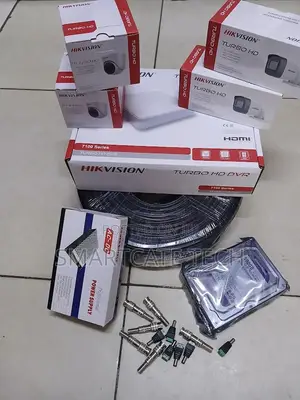 Hikvision CCTV Complete Sales Kit , 4cctv Cameras Dome/Bullet,