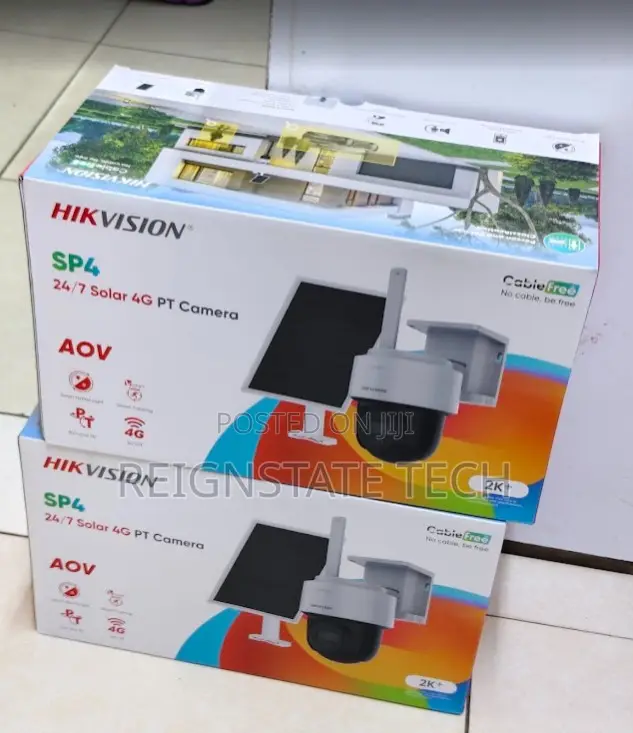 SP4 Full HD 24/7 Hikvision Solar Powered Simcard PTZ Camera