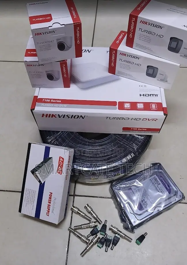 4 Channel Hikvision 2MP HD CCTV Security System