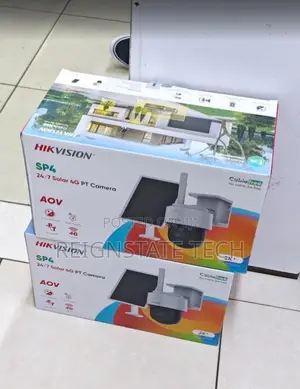 Hikvision DS-2CFSP4/4G4MP Resolution ,24/7 Solar 4G PT Camera ,8 W