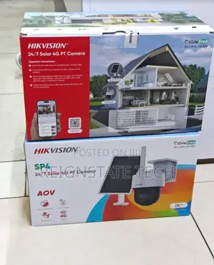Hikvision PTZ 4G Simcard Enabled With 24/7 Full Color Solar Camera