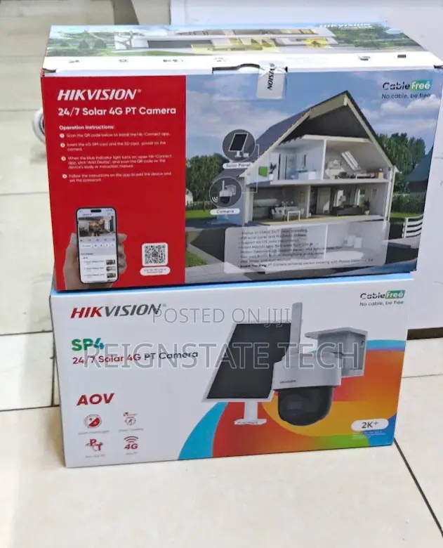 Hikvision PTZ 4G Simcard Enabled With 24/7 Full Color Solar Camera