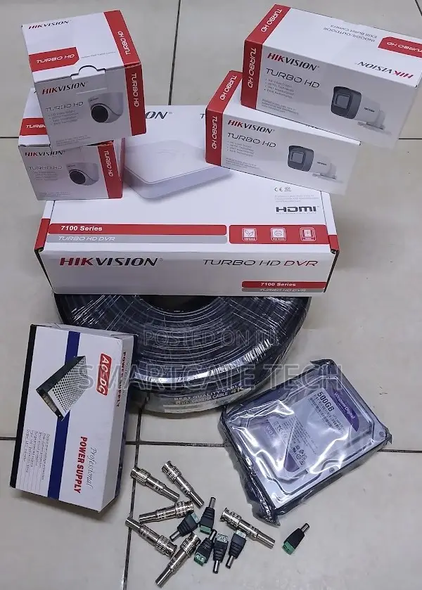 Hikvision 2MP 4CH CCTV Camera System for Home Business