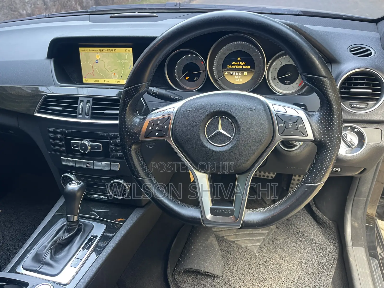Mercedes-Benz C200 2012 Black
