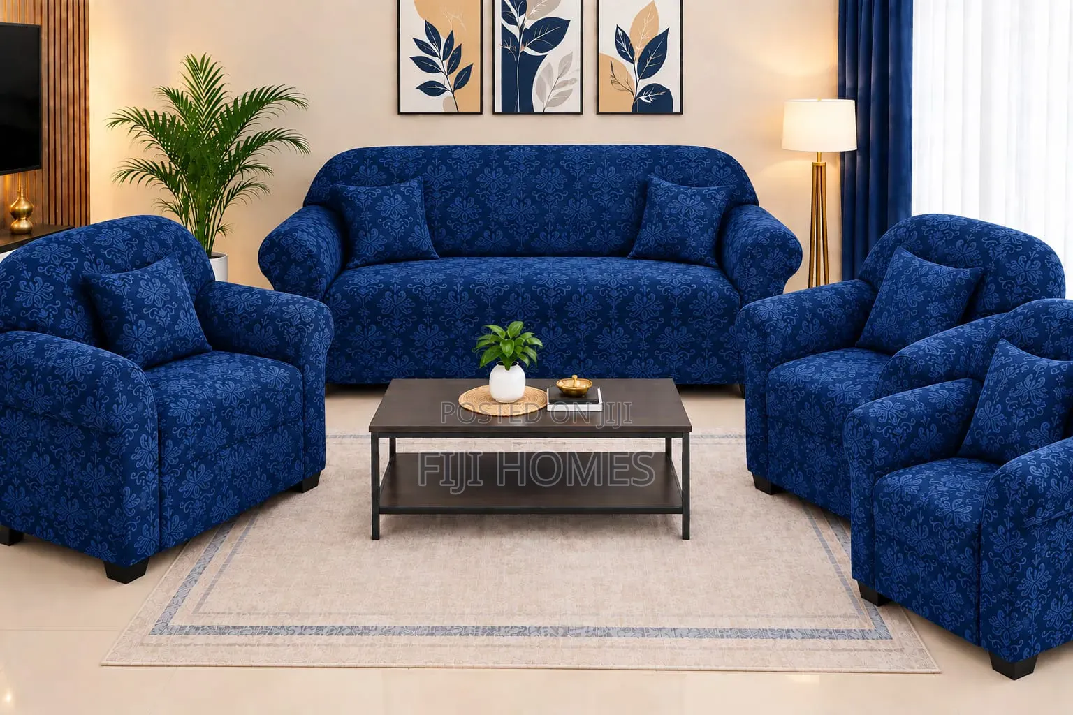 Fitted Jacquard Sofa Covers | With Free Pillow Cases