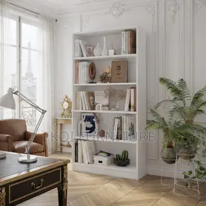 Storage Units; Wooden Home Office Open Bookshelf